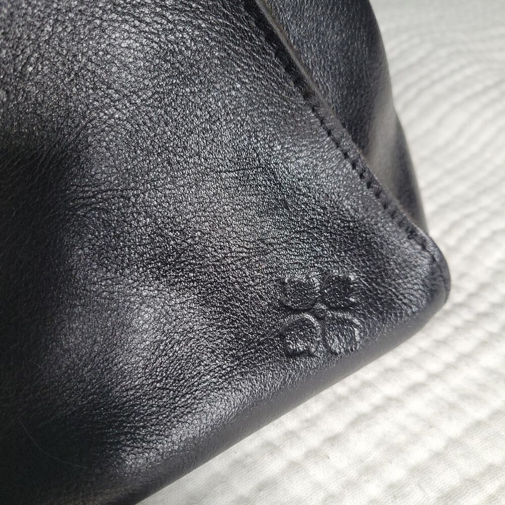 Patricia Nash Black Leather Crossbody Bag Purse Shoulder Designer Handbag - Picture 2 of 11